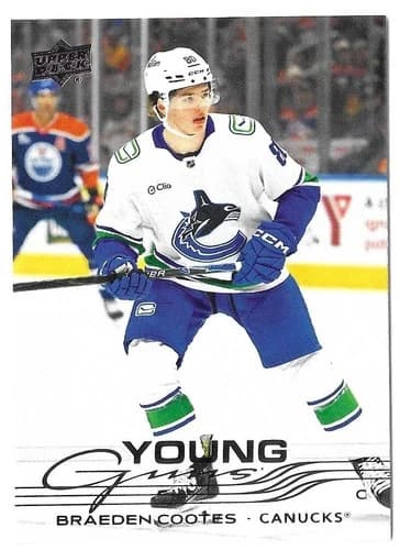2025-26 Upper Deck Series 2 Hockey Young Guns Braeden Cootes Rookie Card #497