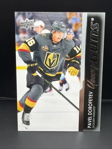 2021-22 Upper Deck Series 2 Hockey Young Guns Pavel Dorofeyev Rookie Card #496