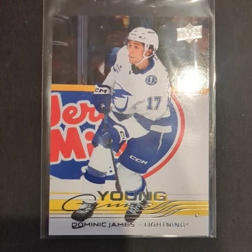 2025-26 Upper Deck Series 2 Hockey Young Guns Dominic James Rookie Card #485