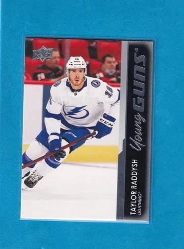 2021-22 Upper Deck Series 2 Hockey Young Guns Taylor Raddysh Rookie Card #453