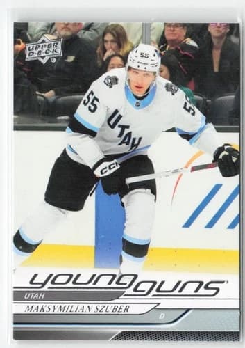 2024-25 Upper Deck Series 2 Hockey Young Guns Maksymilian Szuber Rookie Card #456