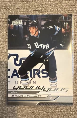 2024-25 Upper Deck Series 2 Hockey Young Guns Maveric Lamoureux Rookie Card #487