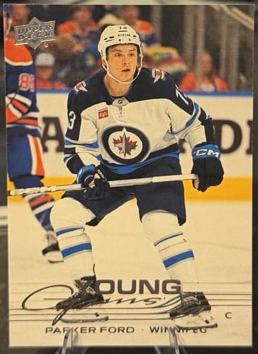 2025-26 Upper Deck Series 1 Hockey Young Guns Parker Ford Rookie Card #246