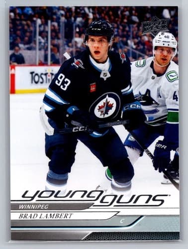 2024-25 Upper Deck Series 1 Hockey Young Guns Brad Lambert Rookie Card #228