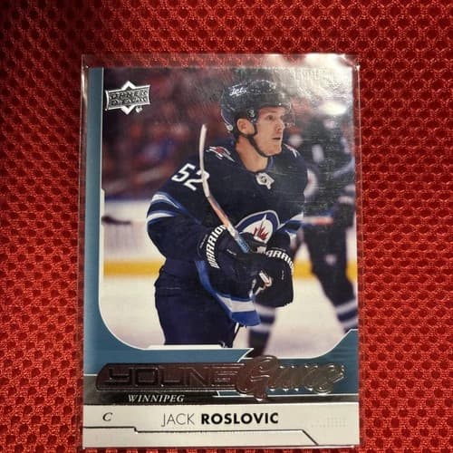 2017-18 Upper Deck Series 1 Hockey Young Guns Jack Roslovic Rookie Card #240
