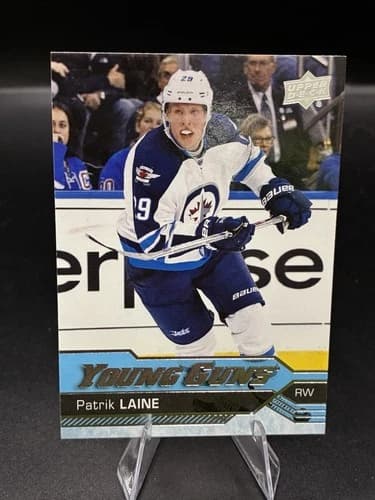 2016-17 Upper Deck Series 2 Hockey Young Guns Patrik Laine Rookie Card #451
