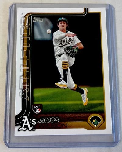 2025 Topps Jacob Wilson Rookie Card #314