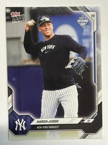2026 Topps NOW Road to Opening Day Aaron Judge Card #OD-21