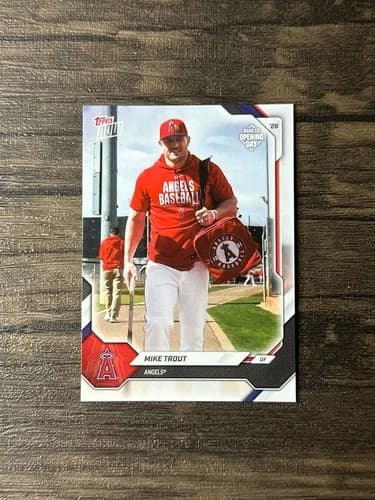 2026 Topps NOW Road to Opening Day Mike Trout Card #OD-111