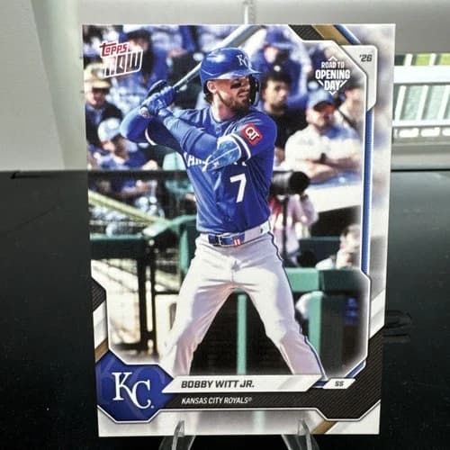 2026 Topps NOW Road to Opening Day Bobby Witt Jr. Card #OD-91