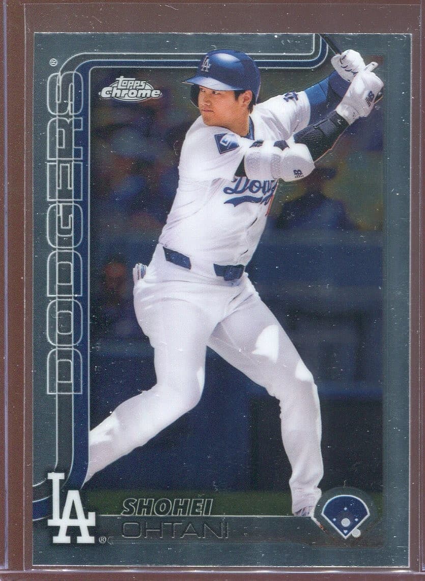 2025 Topps Chrome Baseball Shohei Ohtani Card #1