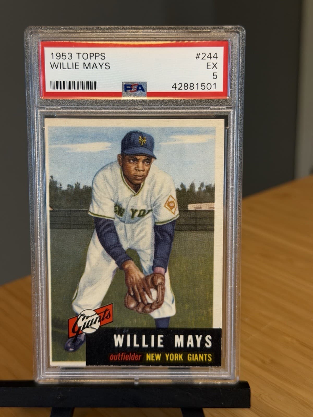1953 Topps Willie Mays #244