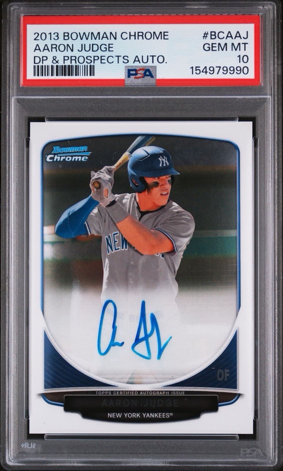 2013 Bowman Chrome Draft Picks & Prospects Auto Aaron Judge