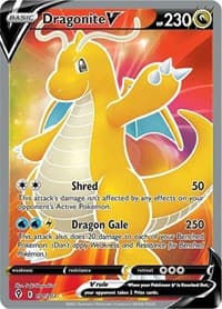 SWSH07: Evolving Skies Dragonite V (Full Art) #191/203
