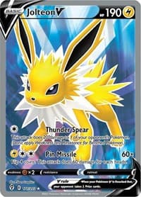 SWSH07: Evolving Skies Jolteon V (Full Art) #177/203