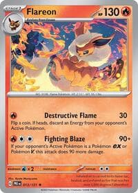 SV: Prismatic Evolutions Flareon #013/131
