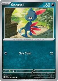 SV: Prismatic Evolutions Sneasel #061/131