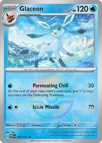 SV: Prismatic Evolutions Glaceon (Poke Ball Pattern) #025/131
