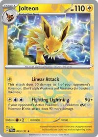 SV: Prismatic Evolutions Jolteon (Poke Ball Pattern) #029/131