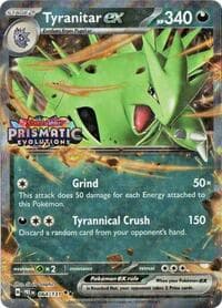 Miscellaneous Cards & Products Tyranitar ex (Prismatic Evolutions Stamp) #064/131